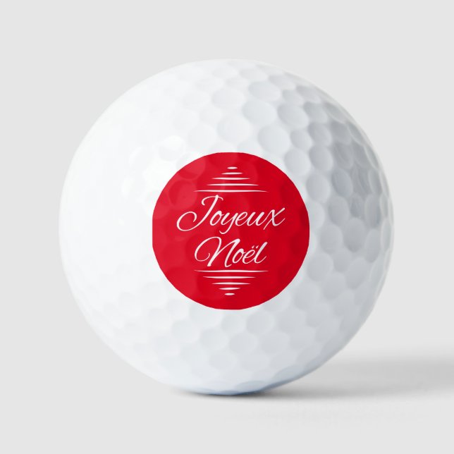 Balles De Golf Joyeux Noel - French Xmas wishes (Recto)