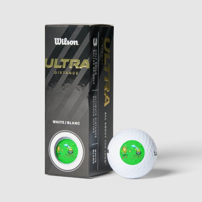 Balles De Golf Joyeux St. Patrick's Day Golf Ball (Emballage)