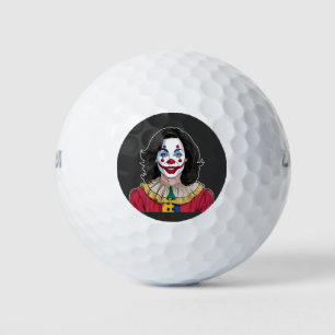Balles De Golf Kamala Harris Éffrayant Halloween Clown Election 2