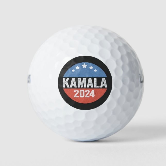 Balles De Golf Kamala Pour L'Élection Du Président Kamala 2024 (Devant)