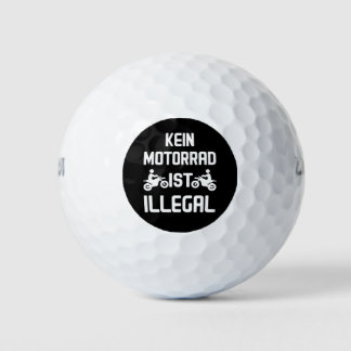 Balles De Golf Kein Motorrad ist illégal Fahrverbot für Motorrad