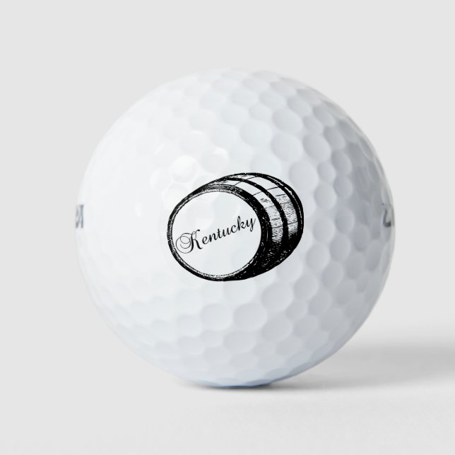 Balles De Golf Kentucky Bourbon (Devant)