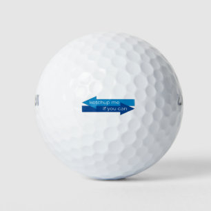 Balles De Golf Ketchup me si vous pouvez filmer pun/blague