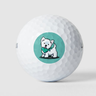 Balles De Golf KiniArt Cutieface Westie Terrier