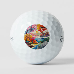 Balles De Golf La beauté de la nature révélée