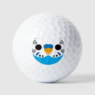 Balles De Golf La face d'un mâle perruche ondulée ciel bleu norma