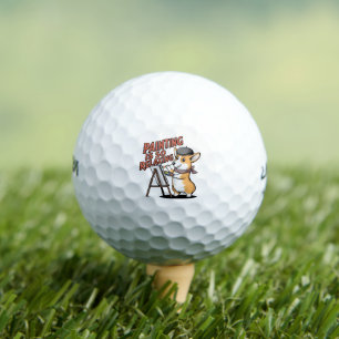 Balles De Golf La Peinture Est Si Relaxante, Corgi Artist Golf Ba