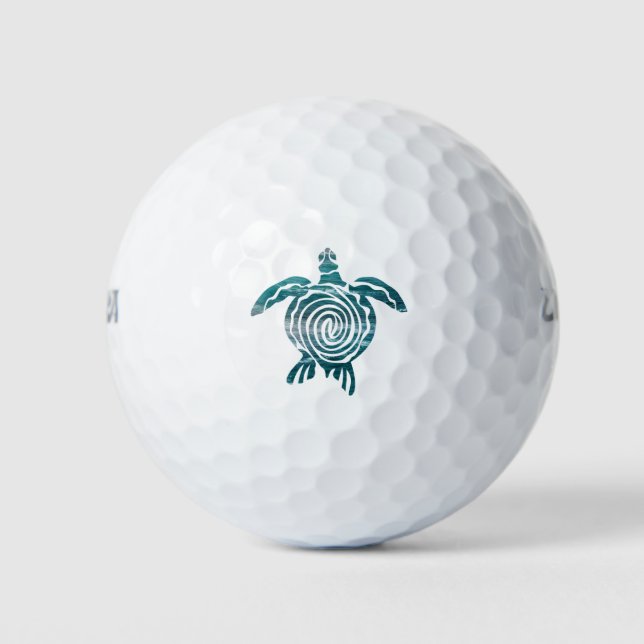 Balles De Golf La Tortue Mer Sauve La Tortue (Devant)
