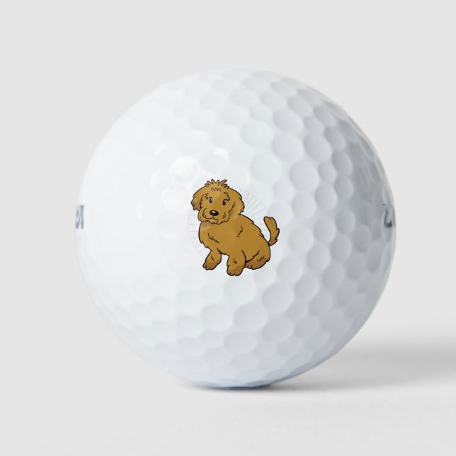Balles De Golf Labradoodle (Devant)
