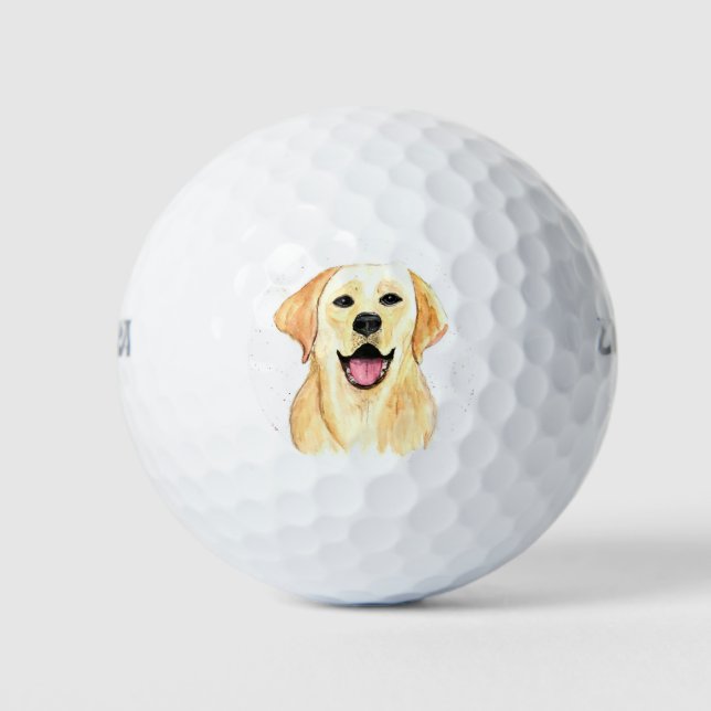 Balles De Golf Labrador Chien Retriever Animaux de compagnie mign (Devant)