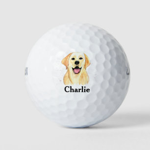 Balles De Golf Labrador Dog Retriever Pet Cube Chiot Monogramme