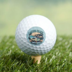 Balles De Golf Laguna Beach Retro Vignette