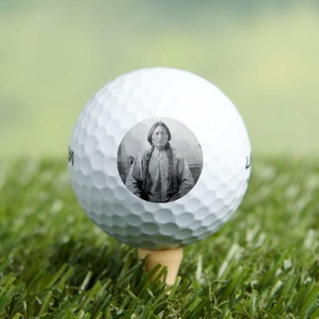Balles De Golf Lakota Leader assis Bull Amérindien (T-shirt Insitu)