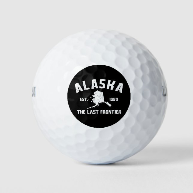 Balles De Golf L'Alaska La Dernière Frontière (Devant)