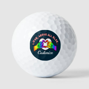 Balles De Golf L'Amour Par-Dessus Toutes Les Autres Balls De Golf