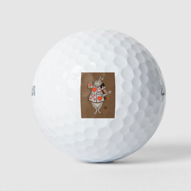 Balles De Golf lapin blanc (Devant)