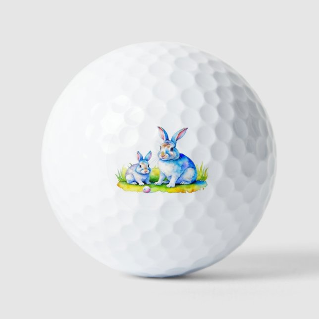Balles De Golf Lapins lapins (Recto)