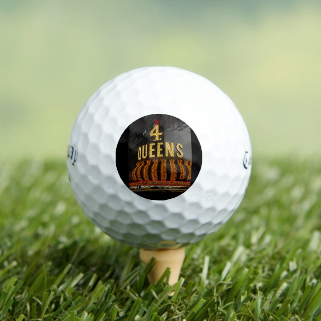 Balles De Golf Las Vega 4 Queens (T-shirt Insitu)