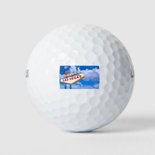 Balles De Golf Las Vegas (Devant)