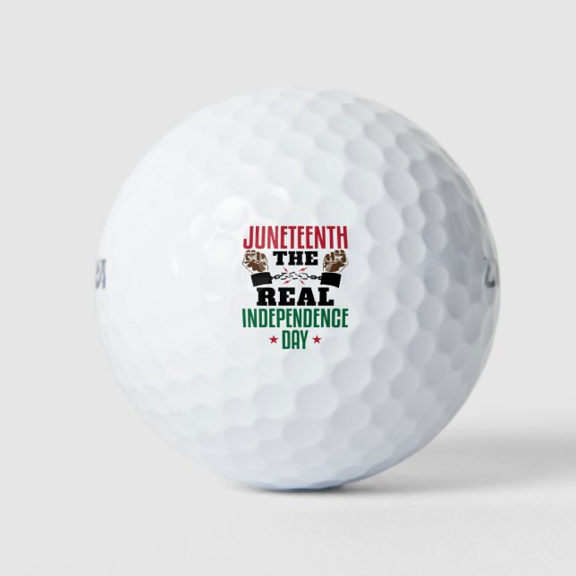 Balles De Golf Le 11 juin, Journée de l'indépendance réelle (Devant)