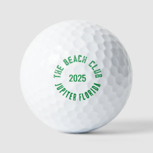 Balles De Golf Le Beach Club - Jupiter Florida - Conception perso