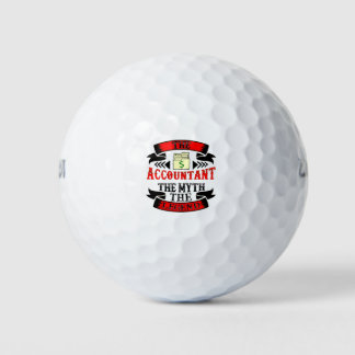 Balles De Golf Le comptable Le mythe La légende