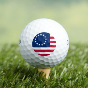 Balles De Golf Le drapeau du cercle américain par Betsy Ross