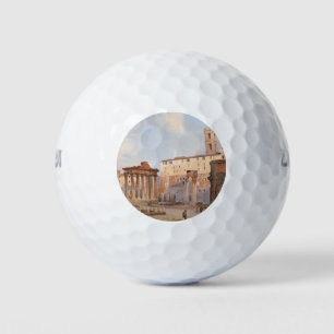 Balles De Golf Le Forum romain antique (par Ippolito Caffi)
