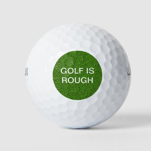 Balles De Golf Le Golf Drôle Est Brutal (Devant)
