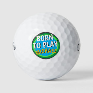 BALLES DE GOLF LE GOLF FUNNY DIT NÉE POUR JOUER SUR MESURE