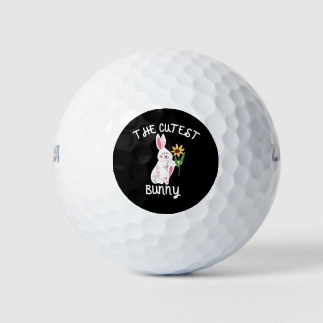 Balles De Golf Le lapin le plus mignon (Devant)