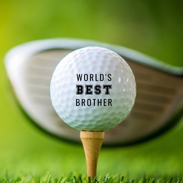 Balles De Golf Le meilleur mailtering sportif de frère du monde (Créateur téléchargé)