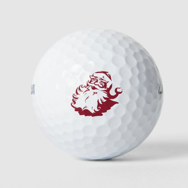 Balles De Golf Le mignon Père Noël (Devant)