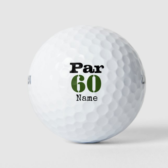 Balles De Golf Le parcours de golf numéro 60 par pour le golfeur  (Devant)