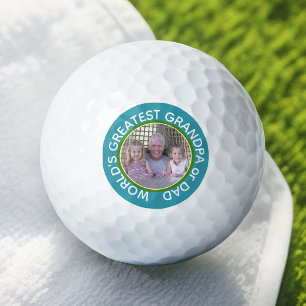 Balles De Golf Le plus grand papa grand-père du monde Modèle phot