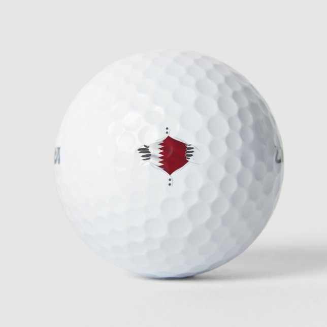 Balles De Golf Le Qatar est fier (Devant)