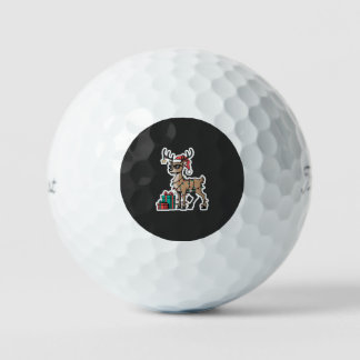 Balles De Golf L'équipe de Pickle de Noël Pickle Amateurs Santa X