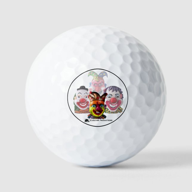 BALLES DE GOLF LES 4 CLOWNS (Recto)