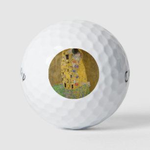 Balles De Golf Les amoureux embrasser Embrace par Gustav Klimt
