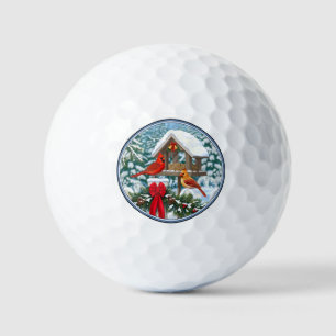 Balles De Golf Les cardinaux et les ballons de golf de l'éleveur 