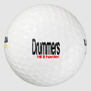 Balles De Golf Les Drummers Atteignent Plus Dur