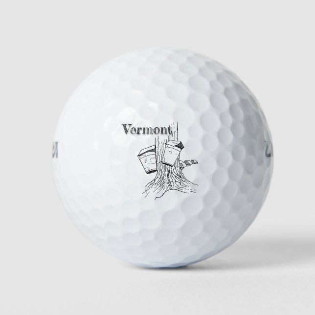Balles De Golf Les érables du Vermont (Devant)