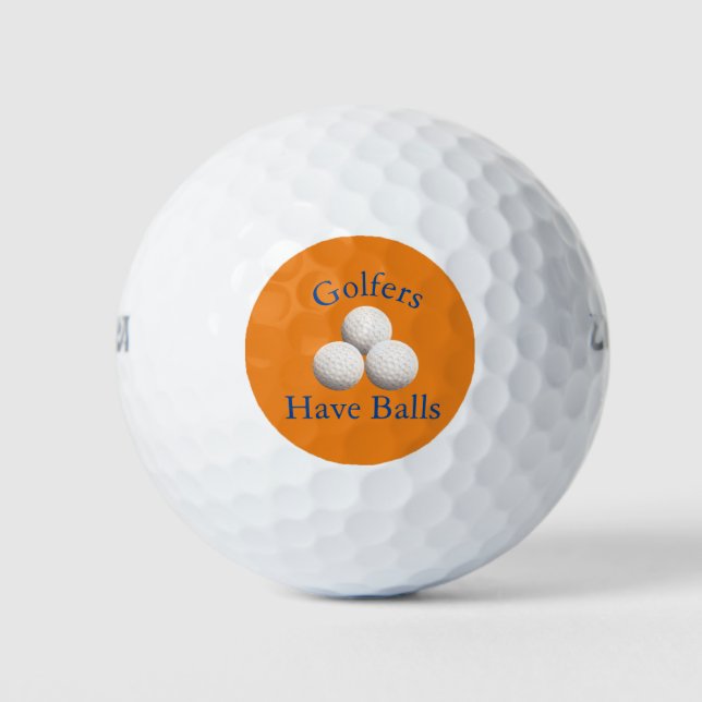 Balles De Golf Les Golfeurs Ont Des Balls De Golf (Devant)