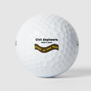 Balles De Golf Les ingénieurs civils jouent