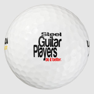 Balles De Golf Les Joueurs De Guitare En Acier Le Font Mieux