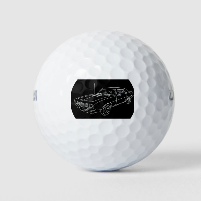 BALLES DE GOLF **LES JOURS DES GRANDES VOITURES** (Devant)
