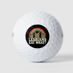 Balles De Golf Les lesbiennes mangent ce mème Vintage du mois de 