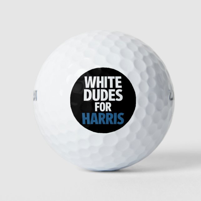Balles De Golf Les Mecs Blancs De L'Élection De Harris Kamala Har (Devant)