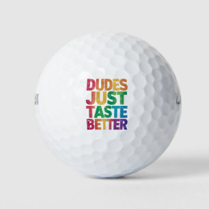 Balles De Golf  Les mecs ont juste meilleur goût Gay Pride en dét