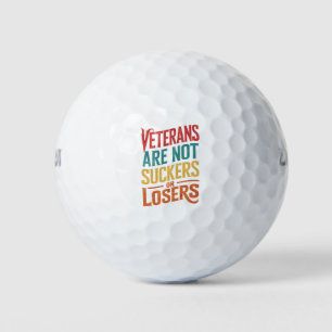 Balles De Golf Les Vétérans Ne Sont Pas Des Succès Ou Des Perdant